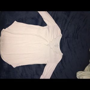 American eagle light pink soft sweater size small